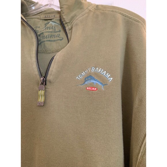 Tommy Bahama Quarter Zip Pullover Sweatshirt - Picture 7 of 8
